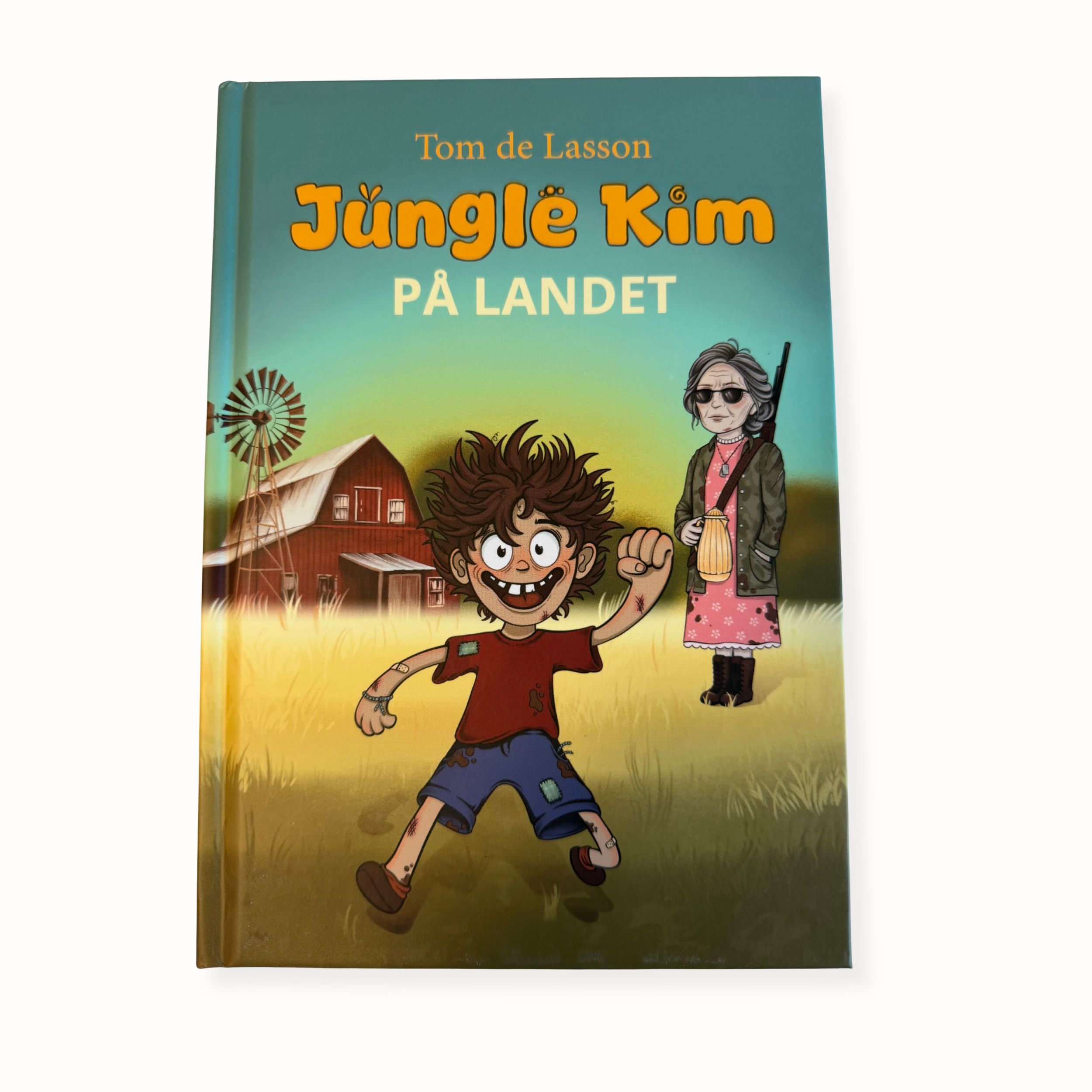 Jungle Kim på landet forside skrevet af Tom De Lasson